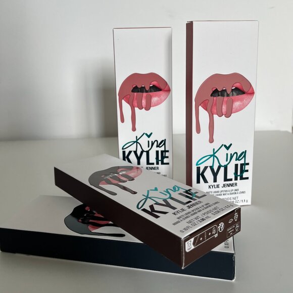 (4) Kylie Cosmetic Lip Kits: A Decade, Kylie Jenner Lips, True Brown K + more - Picture 1 of 5
